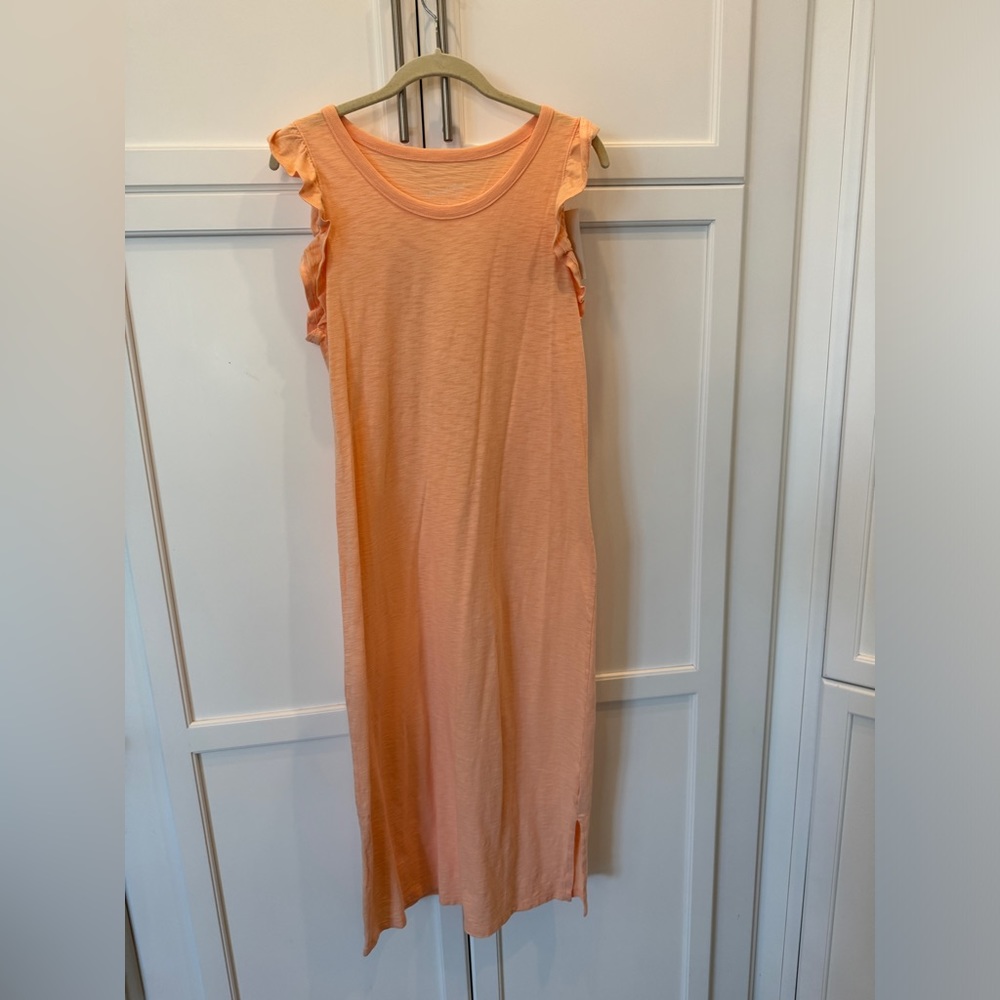 Ruffle Sleeve T Shirt Dress